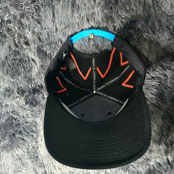 Jordan Melo M10 Snapback Hat Carmelo Anthony Rare Jumpman Flat Brim - Picture 6 of 8